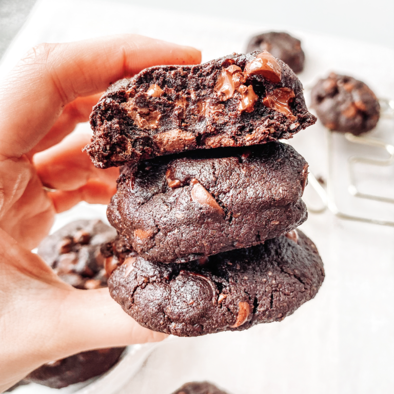 Vegan-Double-Chocolate-Chip-Cookies