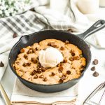 Brown Butter Chocolate Chip Skillet Cookie