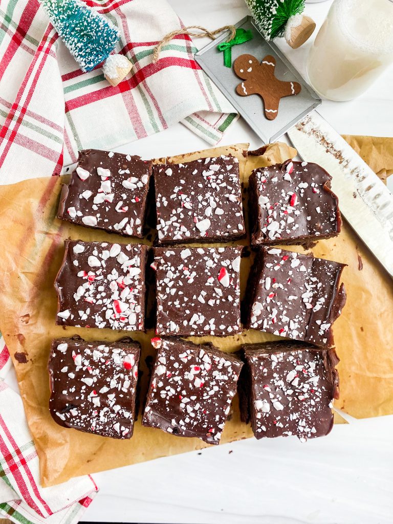 Peppermint-Brownies