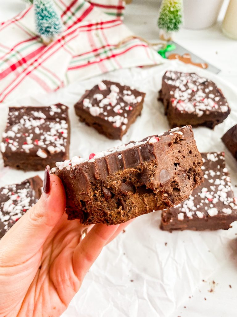 Peppermint-Brownies