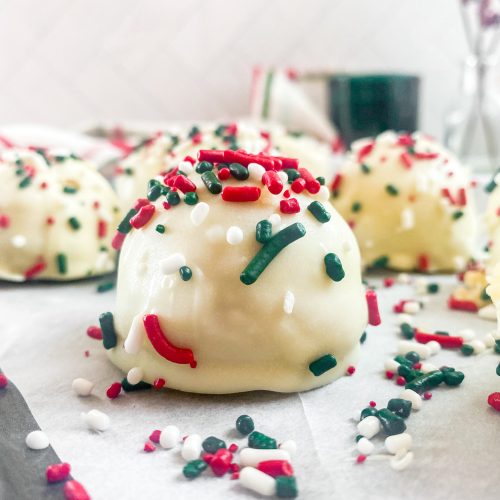 No Bake Sugar Cookie Truffles (GF) - Caitlin's Table