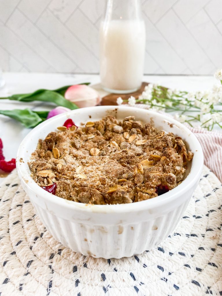 Air-Fryer-Raspberry-Crisp