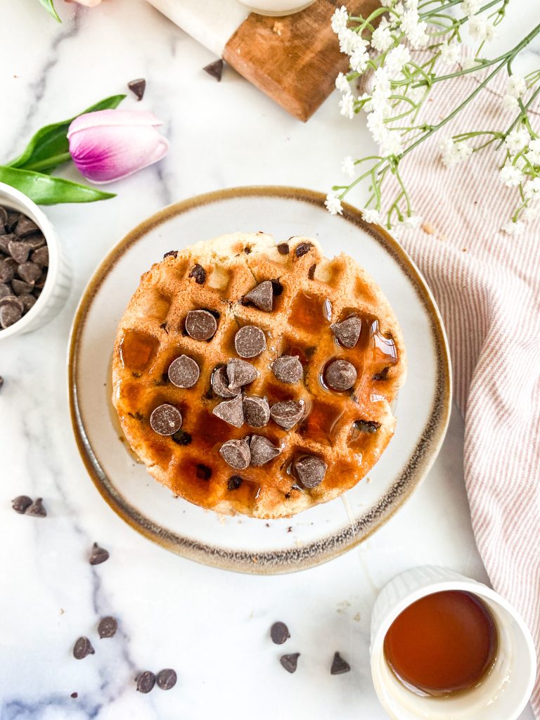 Chocolate-Chip- Cookie-Waffles