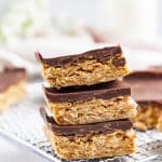 No-Bake-Chocolate Peanut-Butter-Oatmeal- Bars