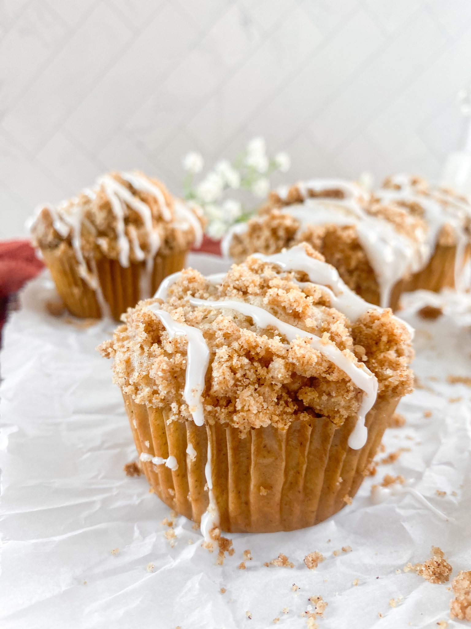 Apple Crumb Muffins Caitlins Table