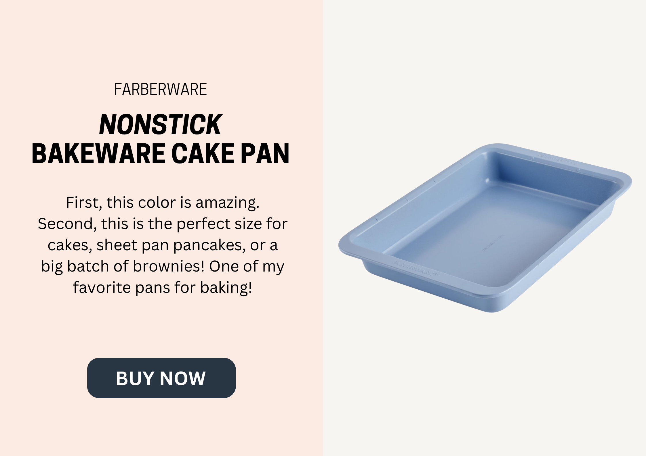 Nonstick cake pan