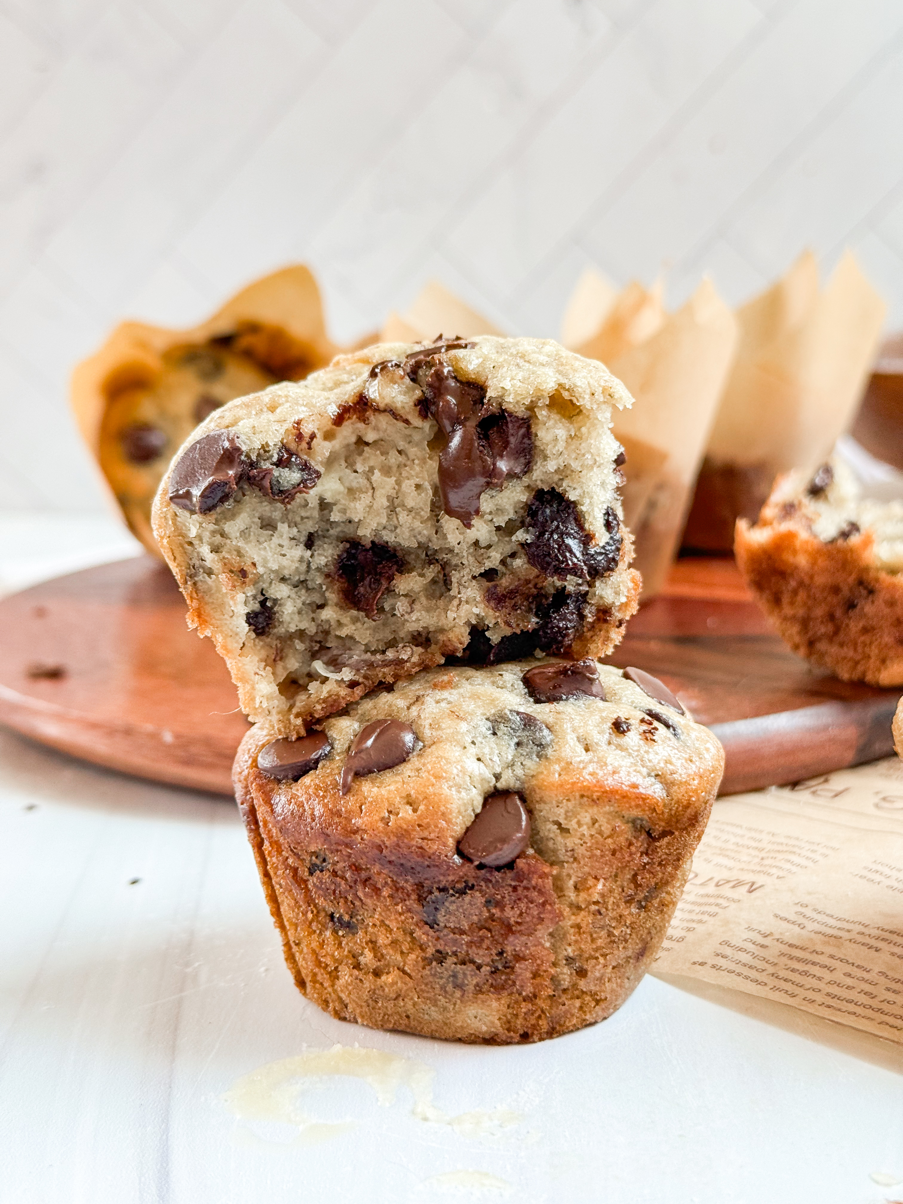 Banana-Chocolate-Chip-Muffins