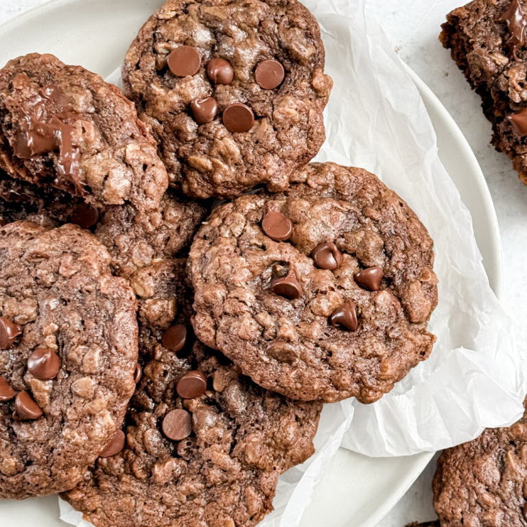 Double-Chocolate-Oatmeal-cookies