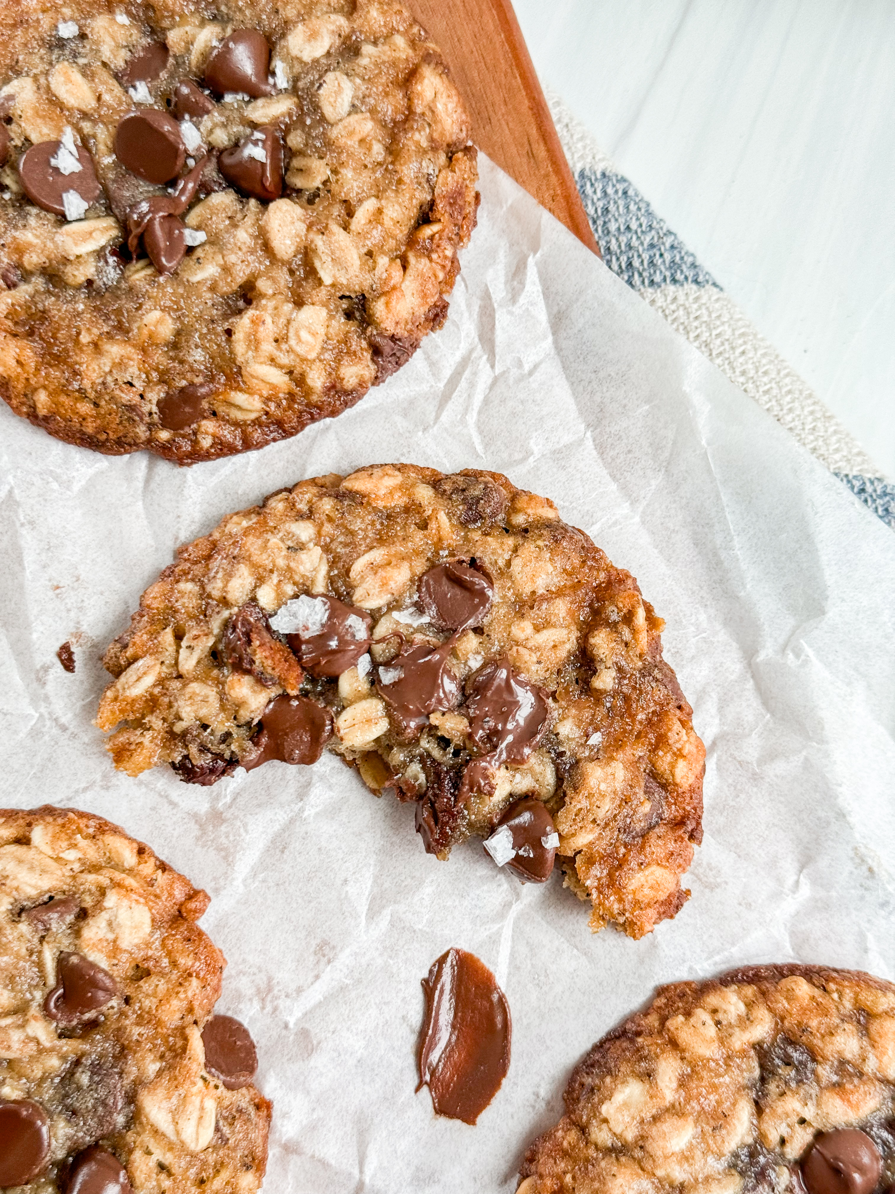 Brown- Butter-Banana-Oatmeal- Chocolate-Chip-Cookies