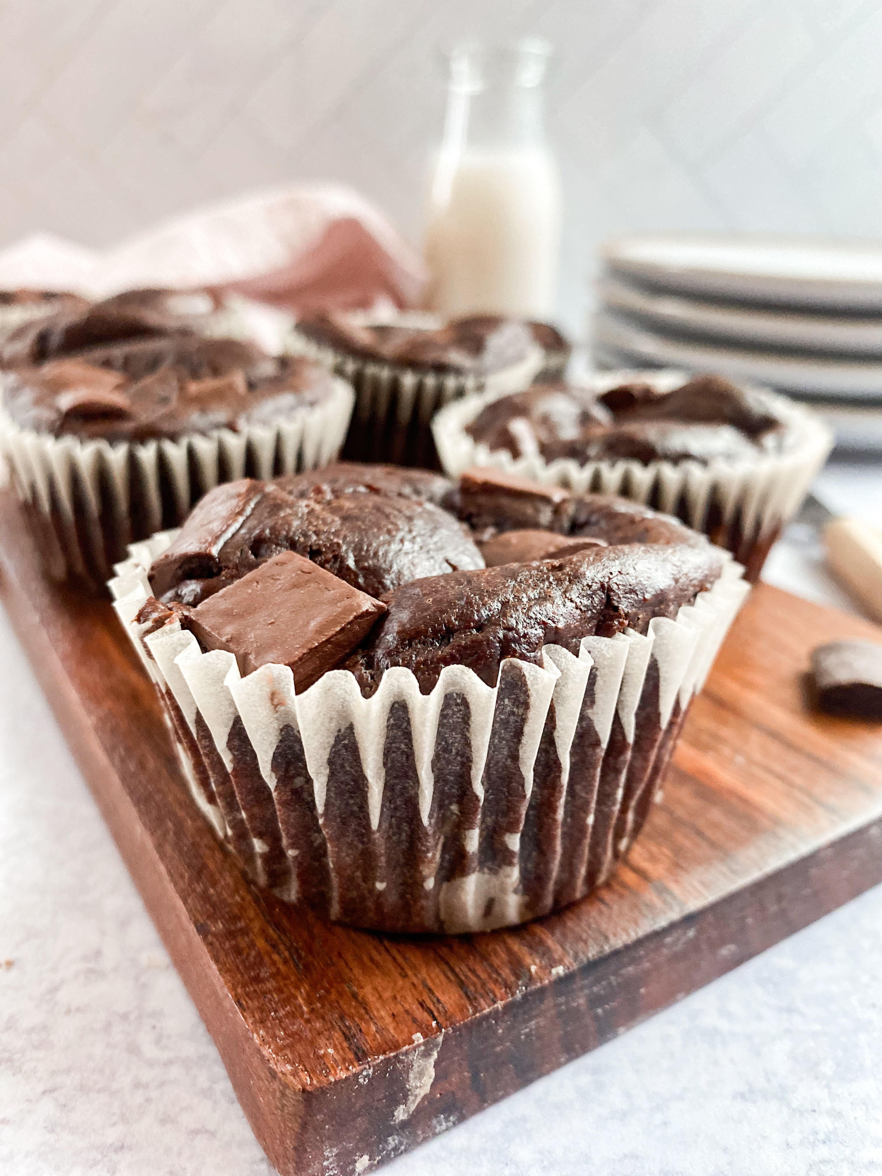 Easy-protein-chocolate-muffins