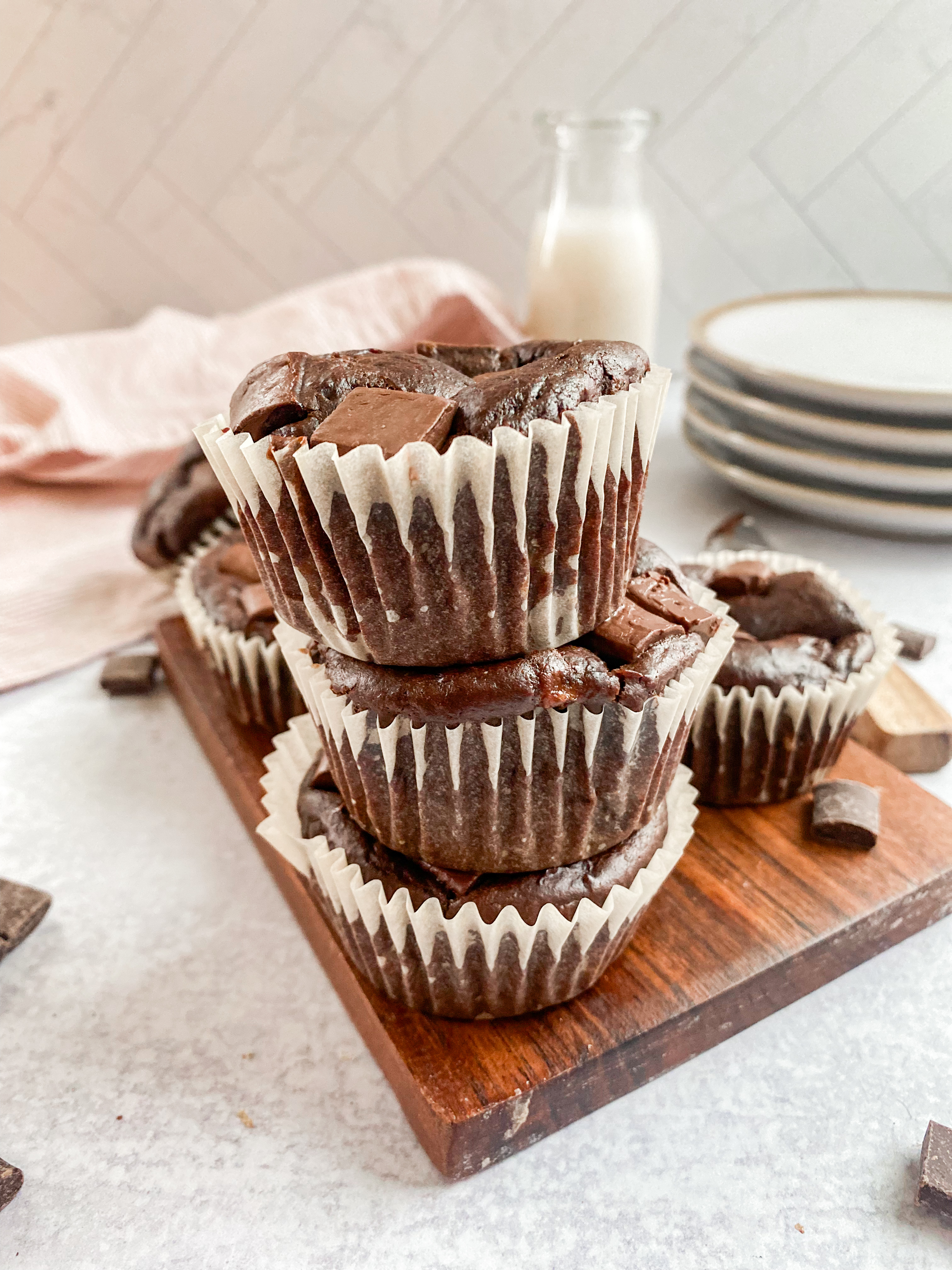 Easy-protein-chocolate-muffins