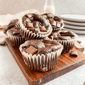 Easy-protein-chocolate-muffins