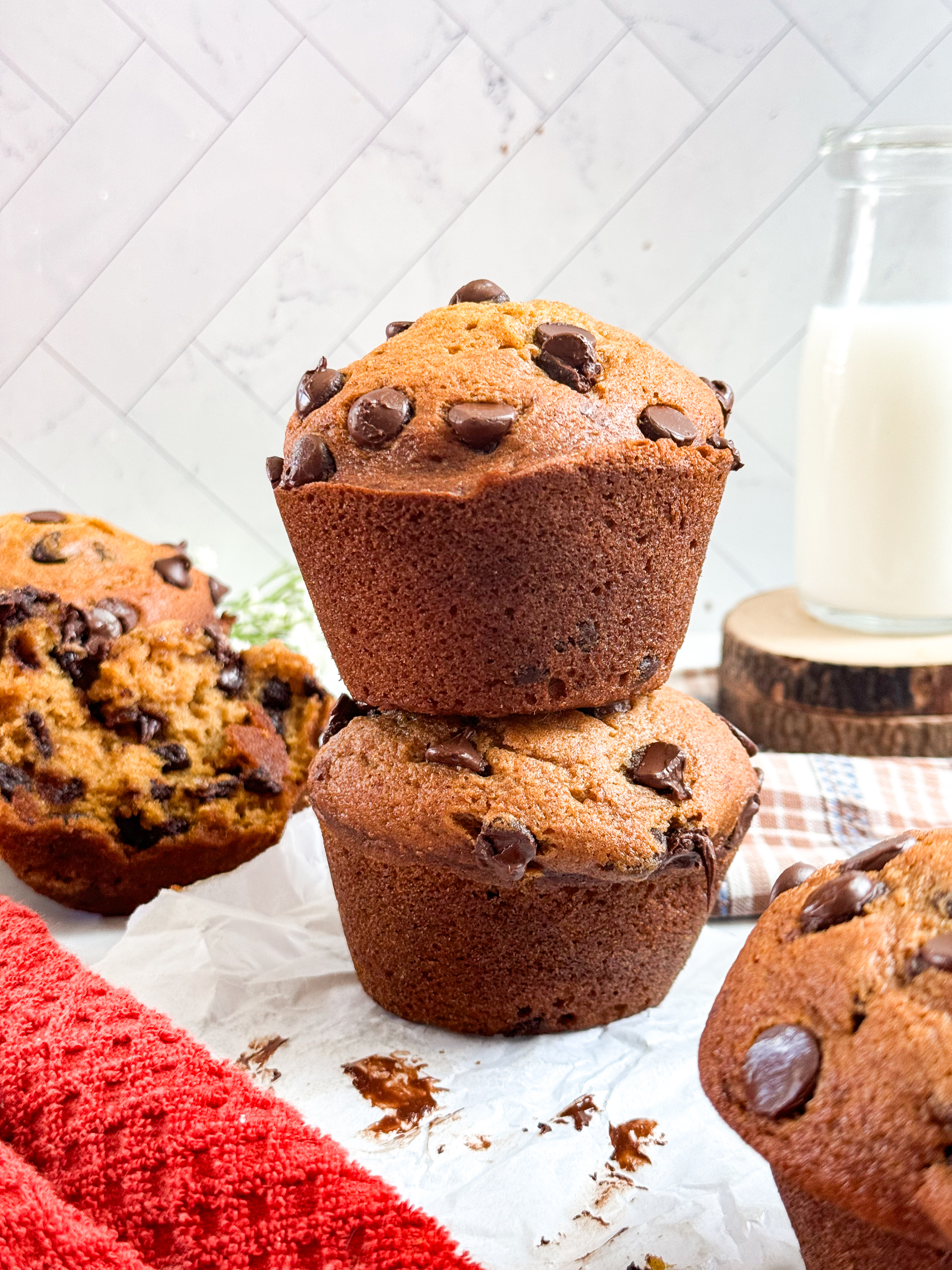 Pumpkin-Chocolate-Chip-Muffins