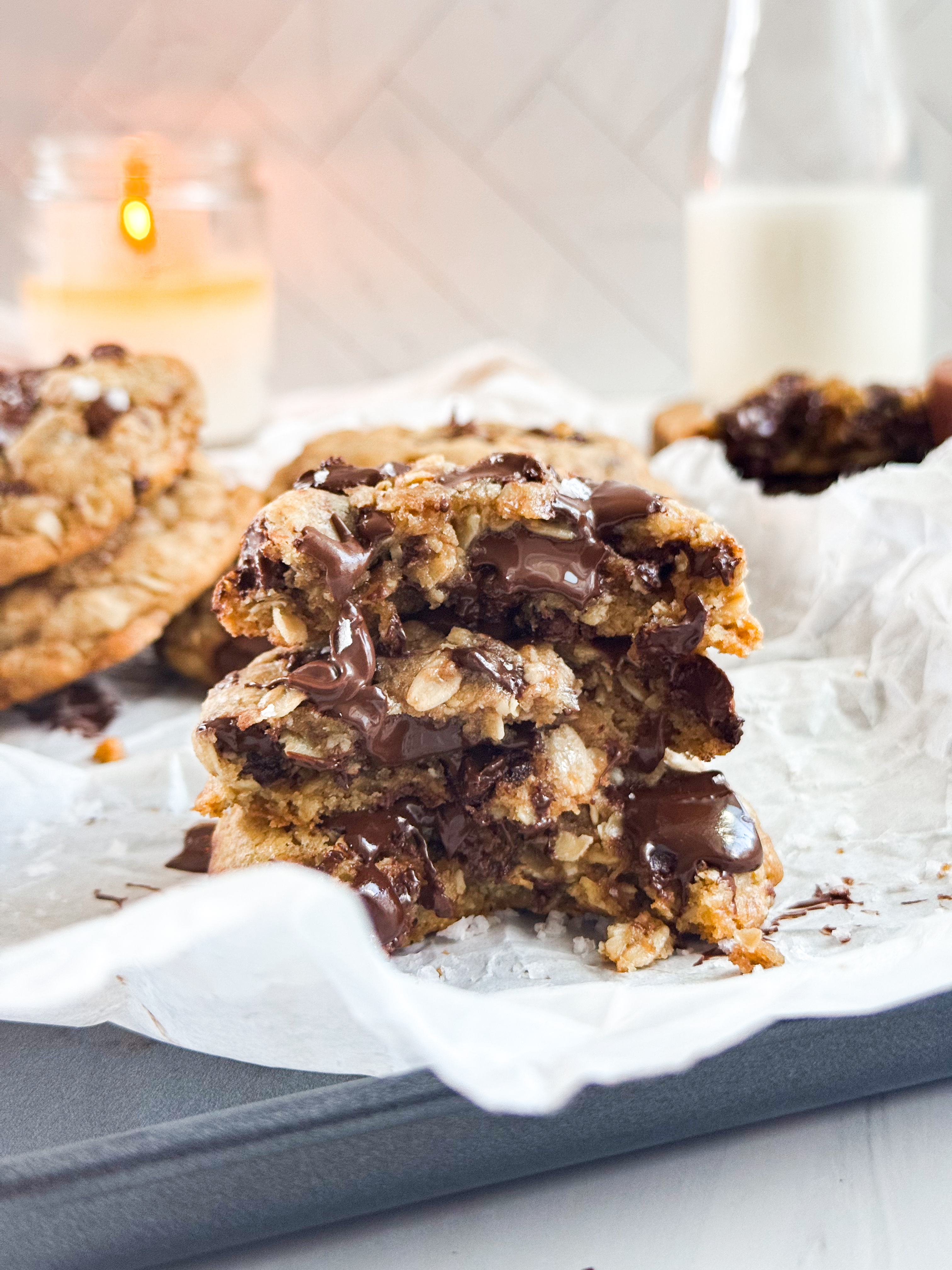 Brown-Butter oatmeal-chocolate-chip-cookies