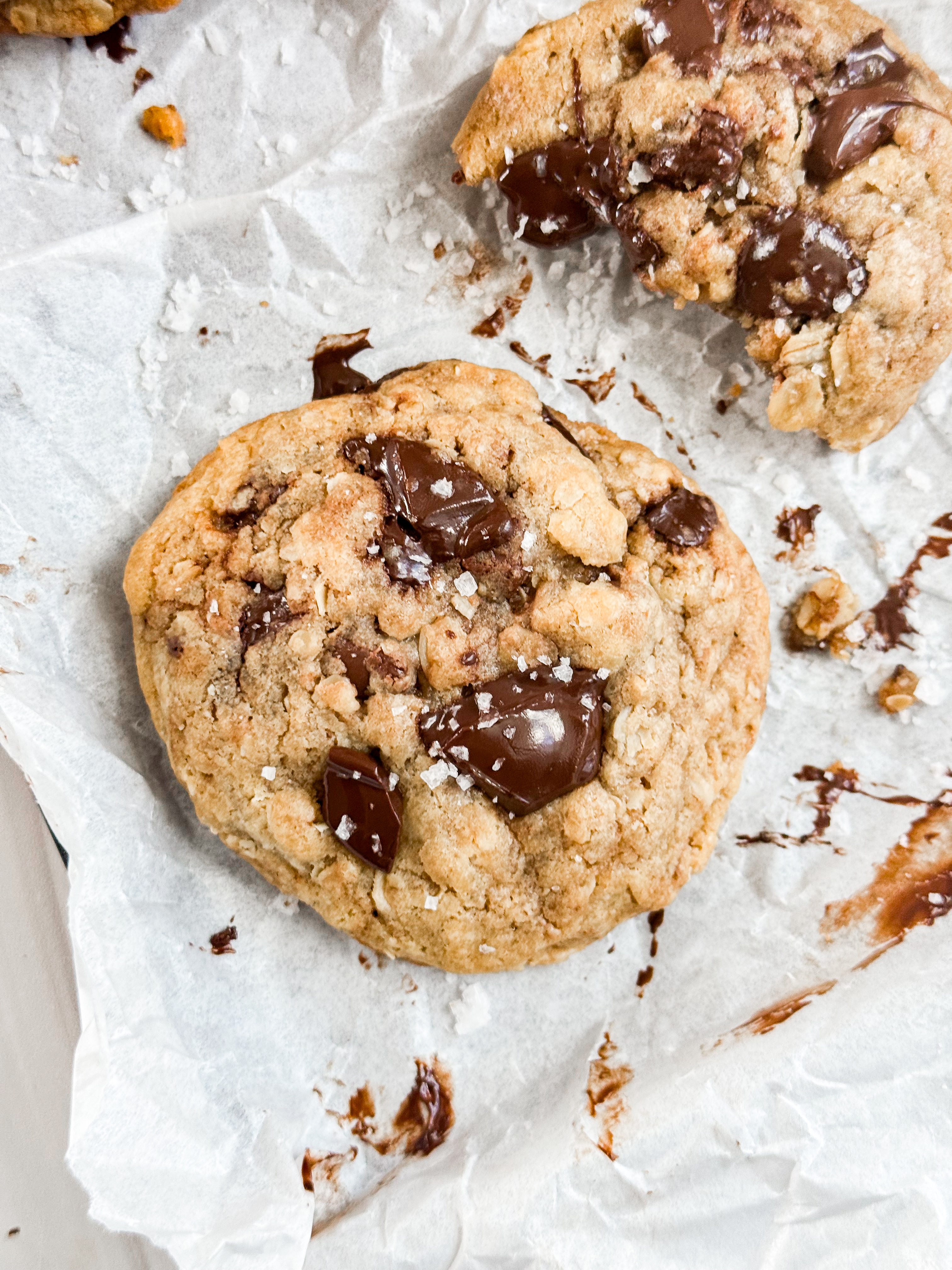 Brown-Butter oatmeal-chocolate-chip-cookies