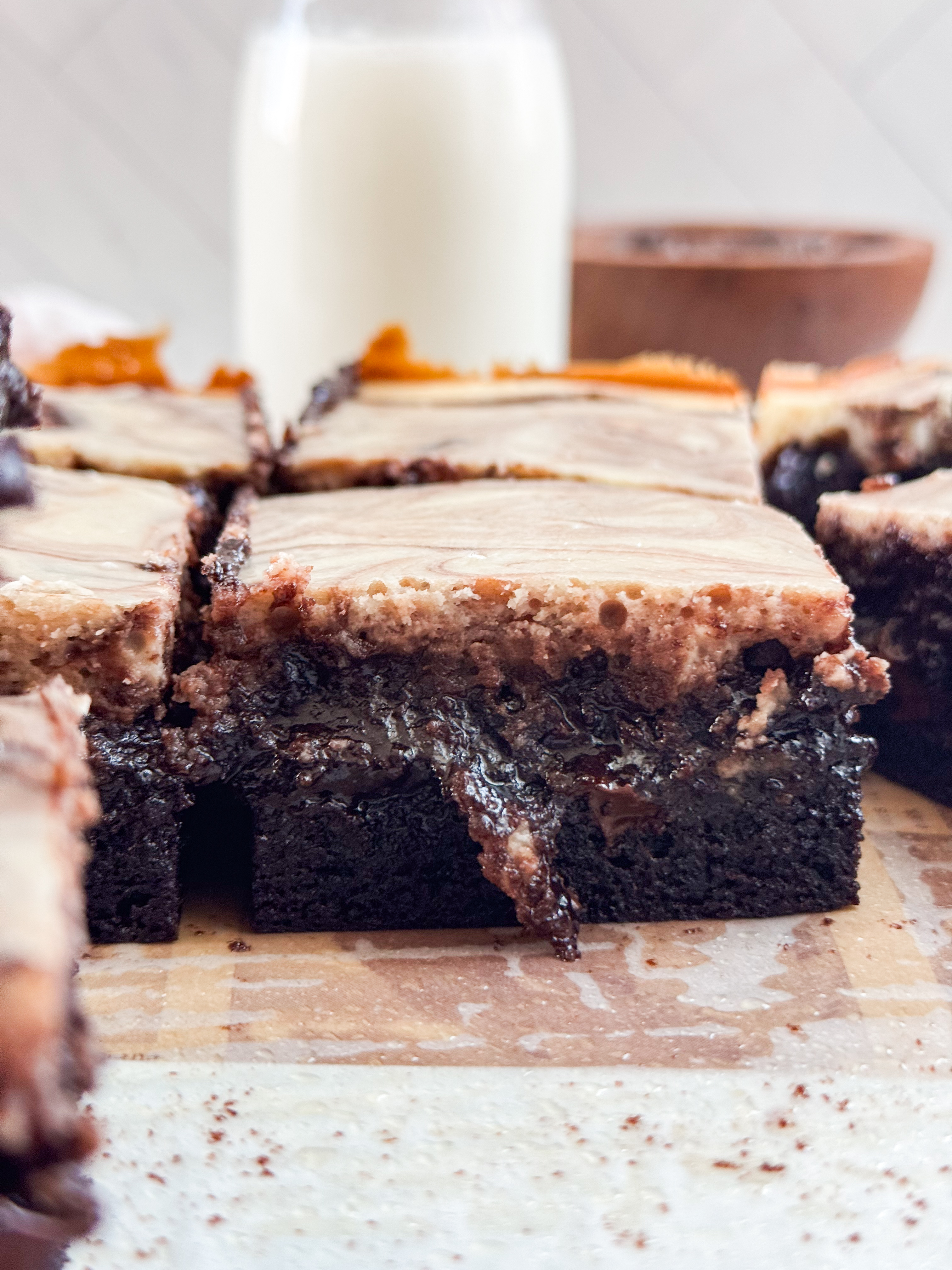 Cheesecake-brownies