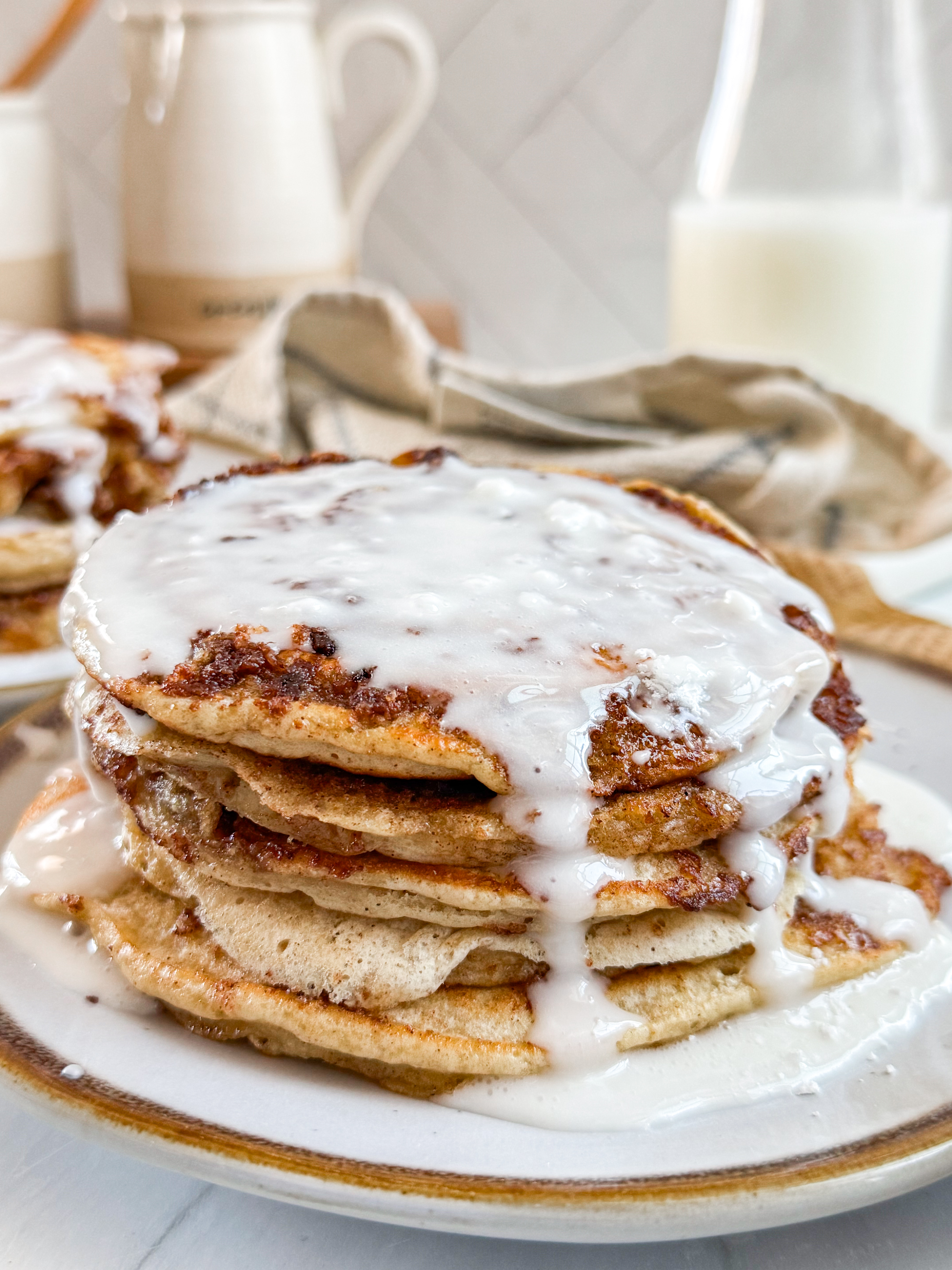 cottage-cheese-cinnamon-roll-pancakes