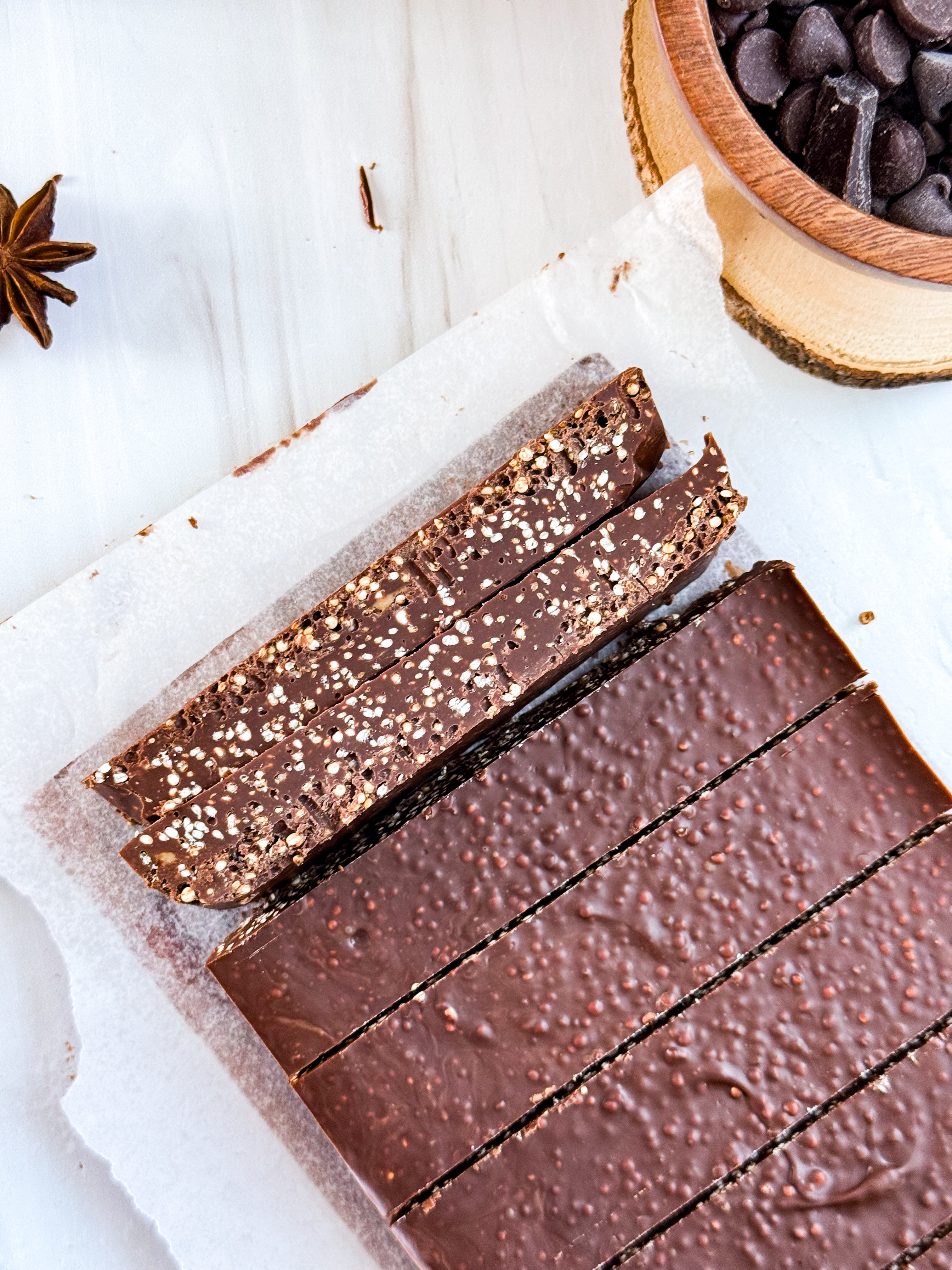 Chocolate Quinoa Crunch Bars