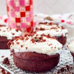 Red velvet baked donuts