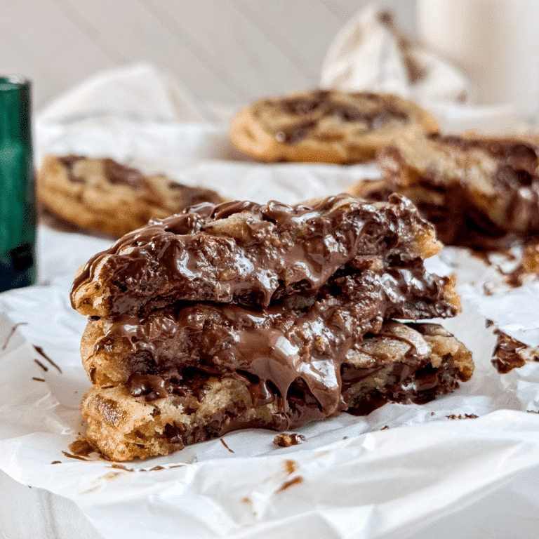 Nutella-stuffed-chocolate-chip-cookies